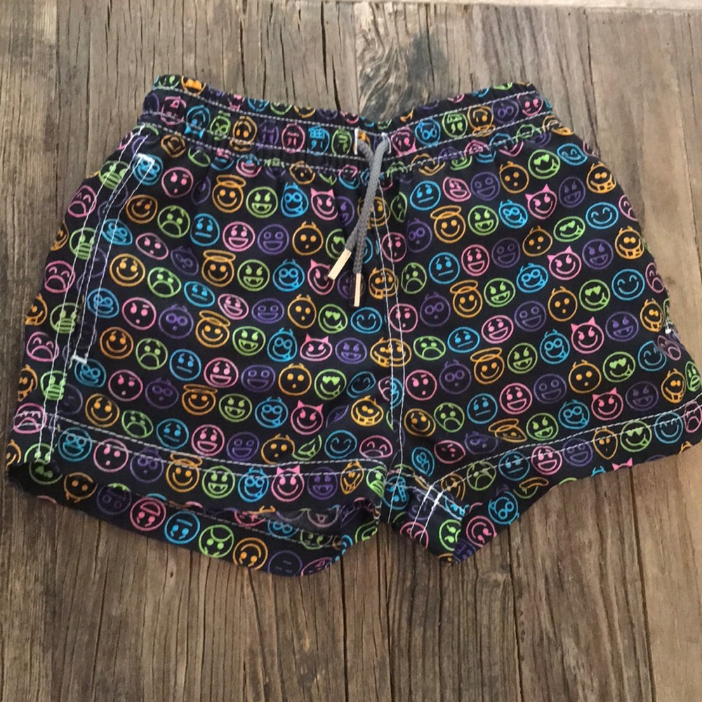 Awesome face short swim trunk